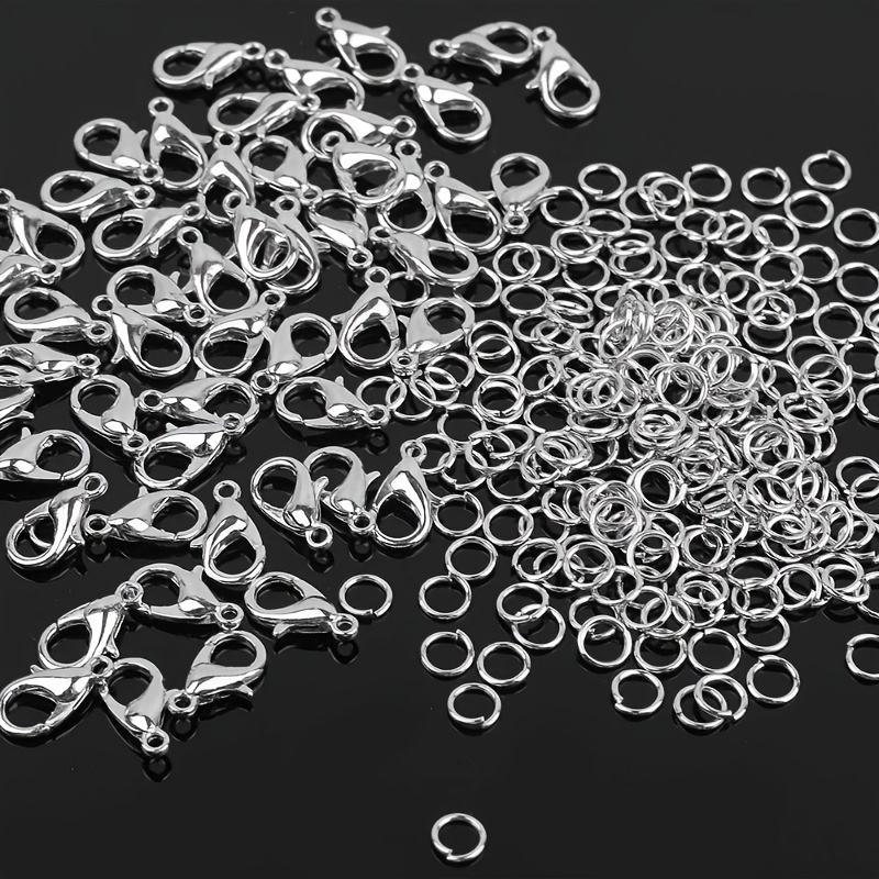 Jewelry Making Pieces - 1/2/300 قطعة مشابك جراد البحر وحلقات