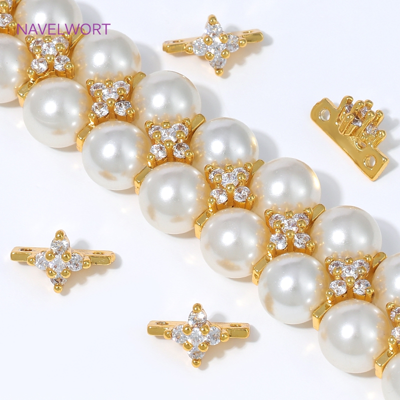 Jewelry Making Items - 4/8/12 قطعة من الفواصل النحاسية المطلية