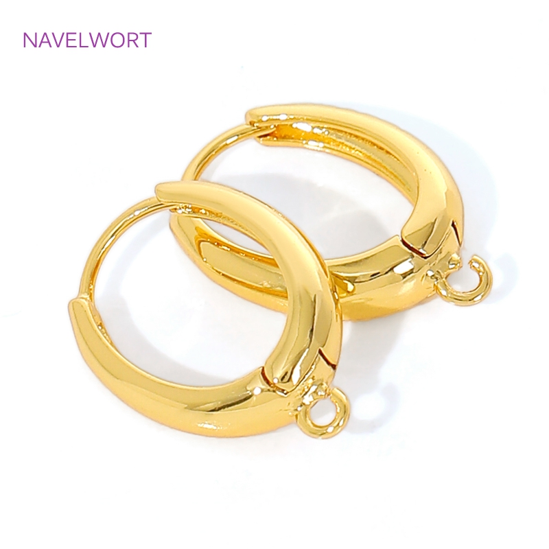 Jewelry Making Set - خطافات أقراط من النحاس المطلي بالذهب