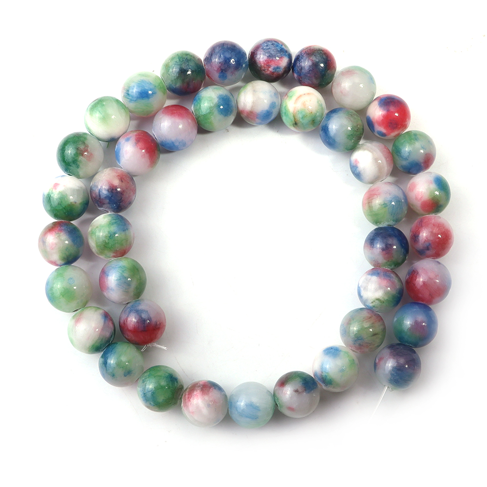 Jewelry Making Gemstones - خيط واحد من خرز حجر اليشم