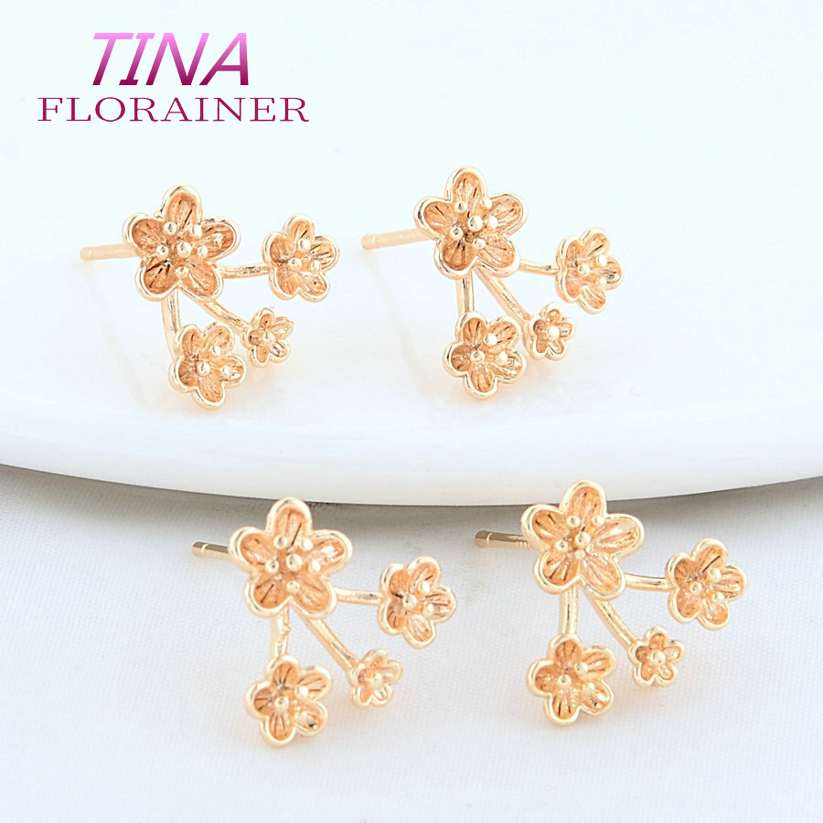 Jewelry Making Set - 13*14 مللي متر 18K الذهب اللون