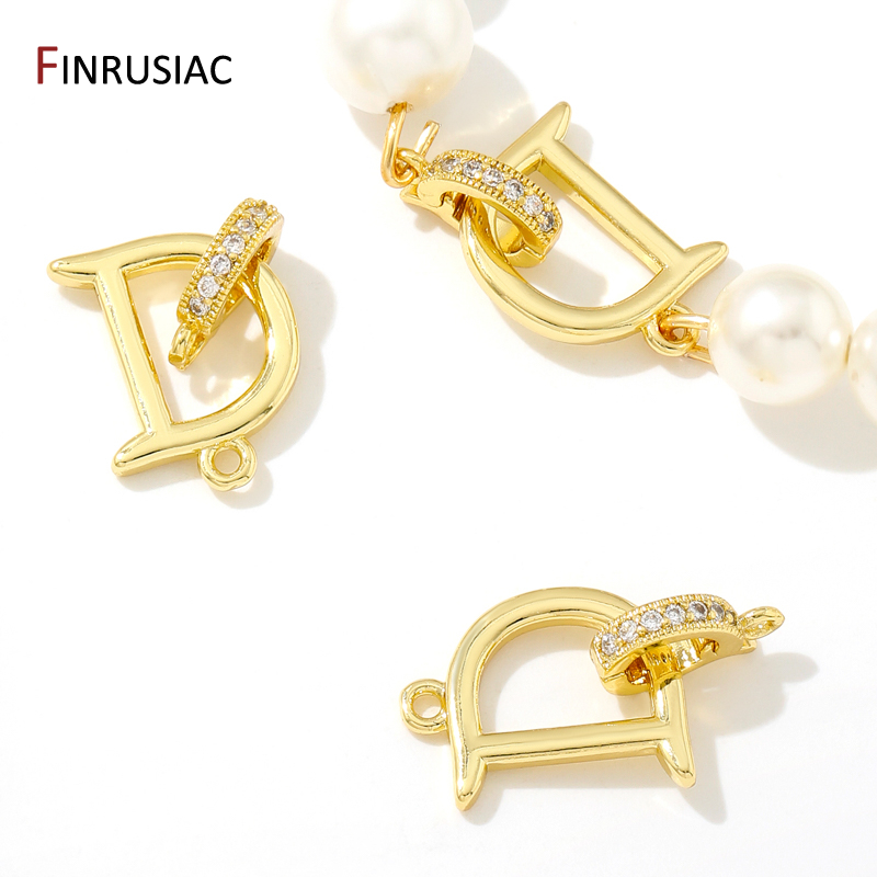 Jewelry Making Items - 18K الذهب مطلي النحاس السحابات ل