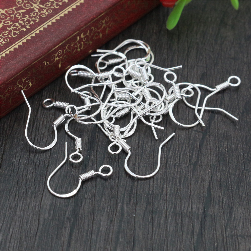 Jewelry Making Metals - 50 خطافات و 16 شماعة مطلية