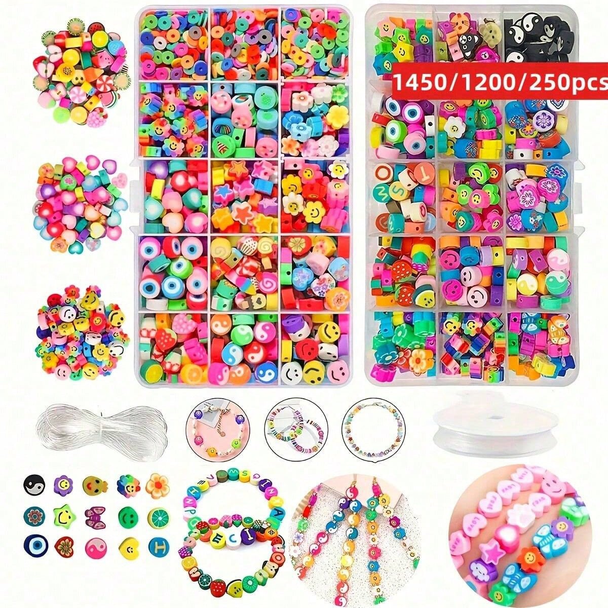Bead Organizer Tray - مجموعة خرز من الطين البوليمر 1450/1200/250