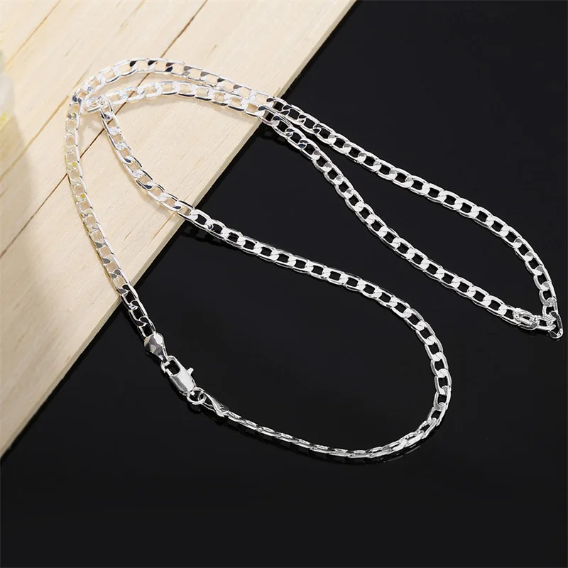 Lobster Clasp Silver - قلادة رجالية من الفضة الإسترلينية عيار
