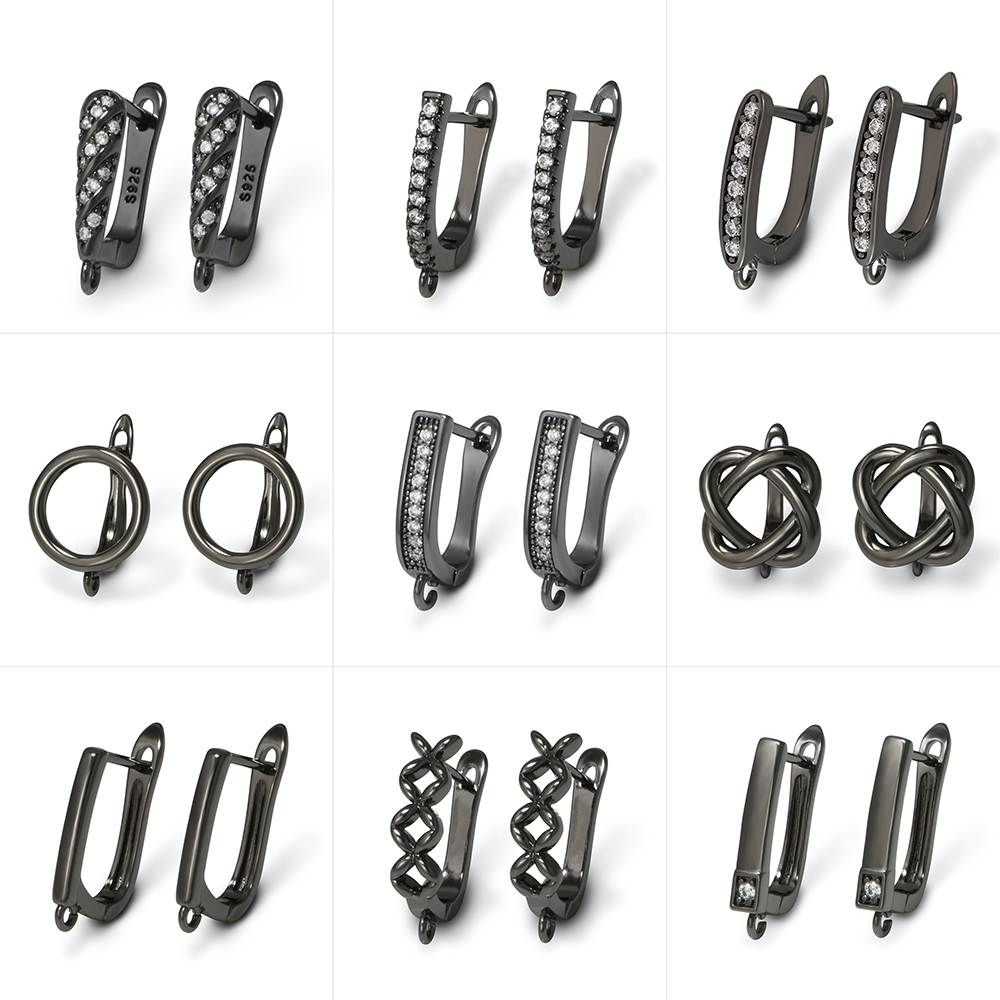 Jewelry Making Designs - YANASI زوج واحد من خطافات الأقراط