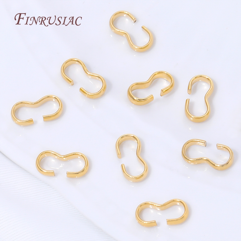 Jewelry Making A Ring - مشبك على شكل حرف S مطلي
