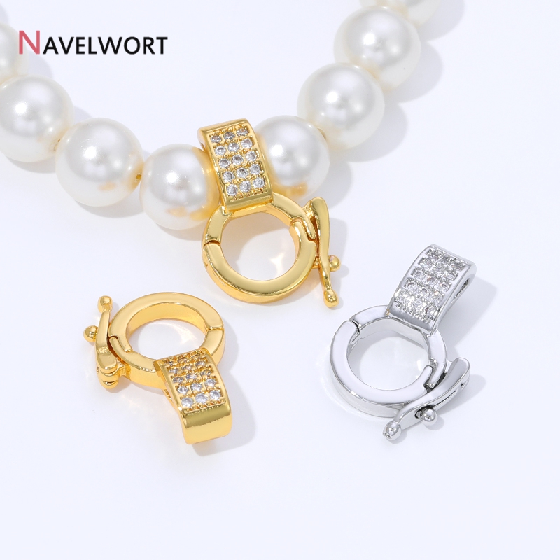 Jewelry Making Metals - مشبك تعليق قلادة من النحاس المطلي
