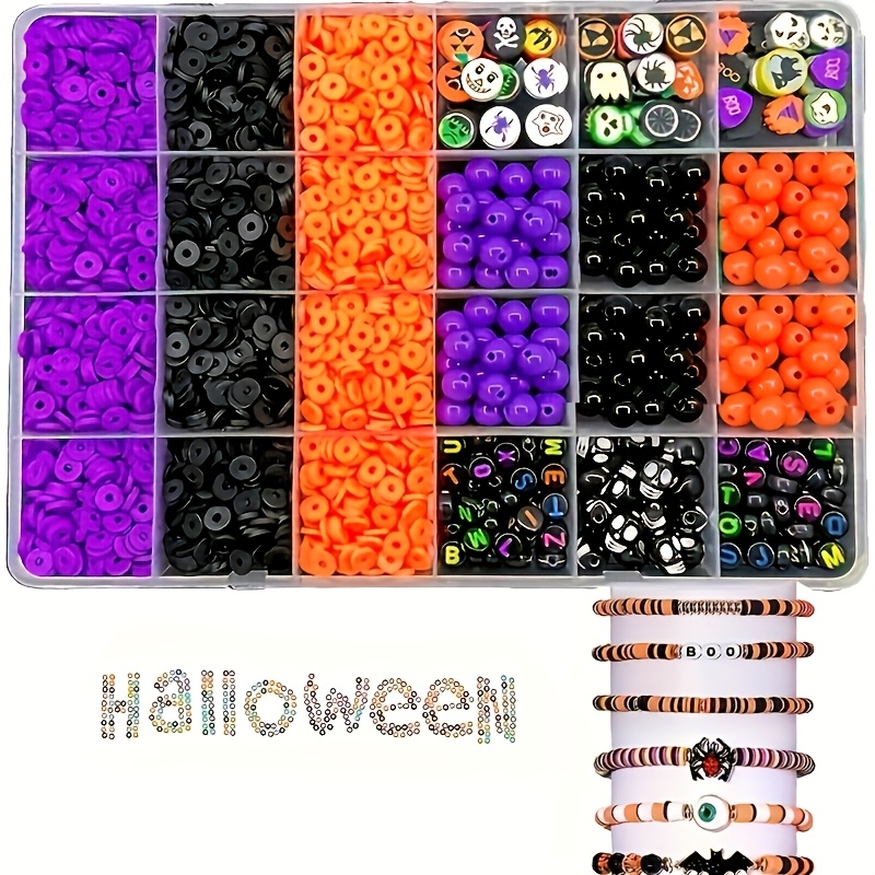 Bead Organizer Tray - 2700 قطعة، مجموعة خرز ملونة مستديرة