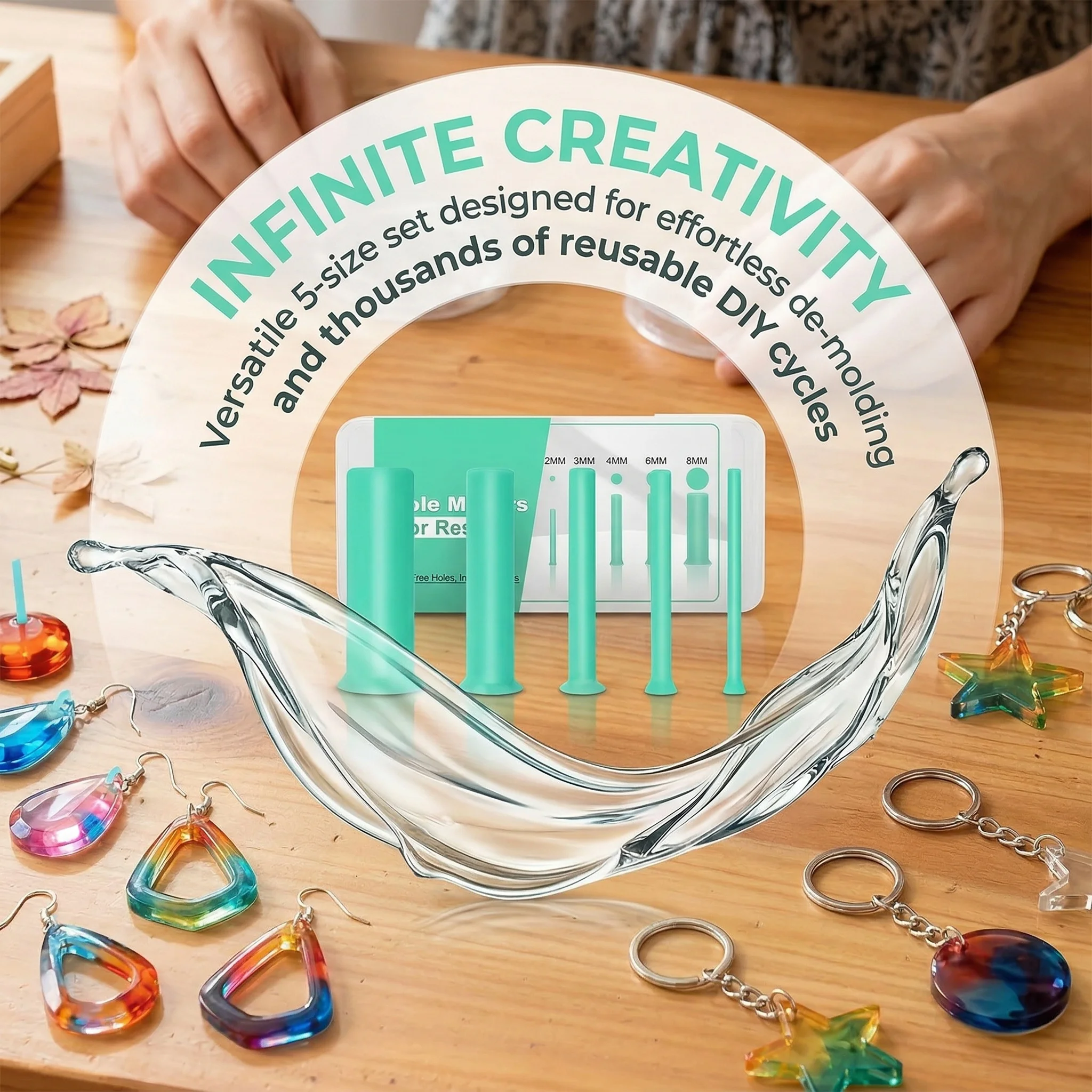Jewelry Making Tool Kit - طقم أدوات فتح الثقوب من الراتنج