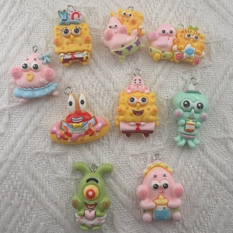 Jewelry Making With Resin - 10 قطع من قلادات الراتنج الكرتونية،