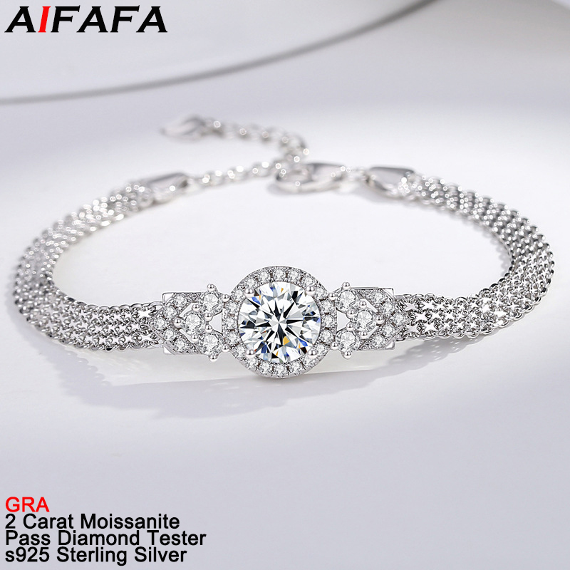 Lobster Clasp Silver - جديد 2 قيراط D اللون VVS1