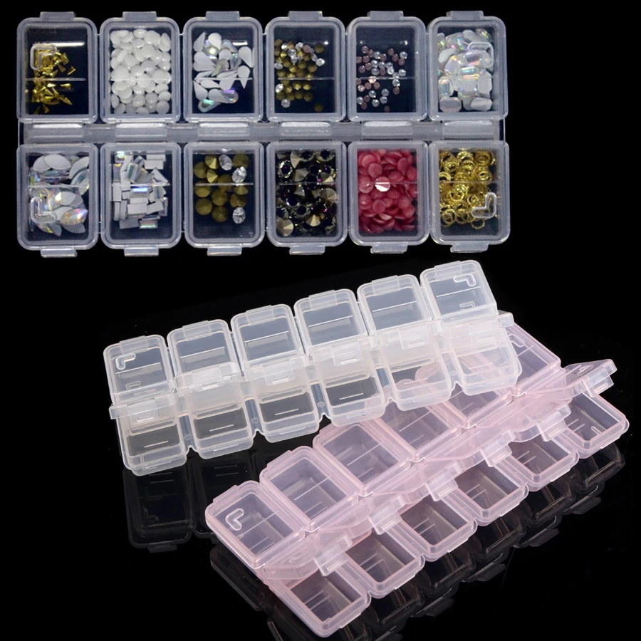Bead Organizer Tray - علبة تنظيم بلاستيكية بـ 12 حجرة