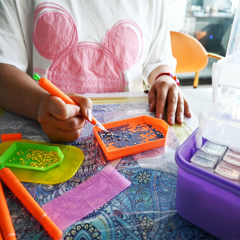 أدوات الرسم بالماس عدة صندوق ح - مراجعة Bead Organizer Tray وسعره