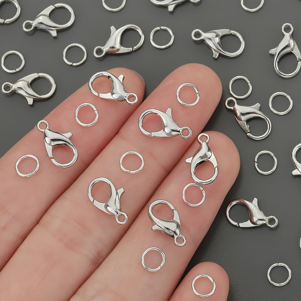 1/2/300 قطعة مشابك جراد البحر  - مراجعة Jewelry Making Pieces وسعره