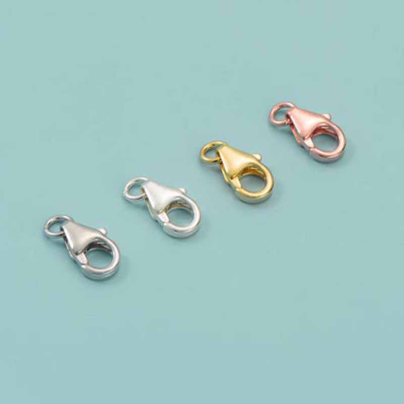 2 قطعة حقيقية حقيقية نقية الصل - مراجعة Lobster Clasp Silver وسعره