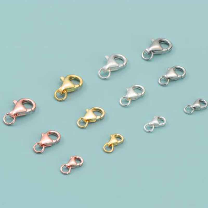 2 قطعة حقيقية حقيقية نقية الصل - مراجعة Lobster Clasp Silver وسعره