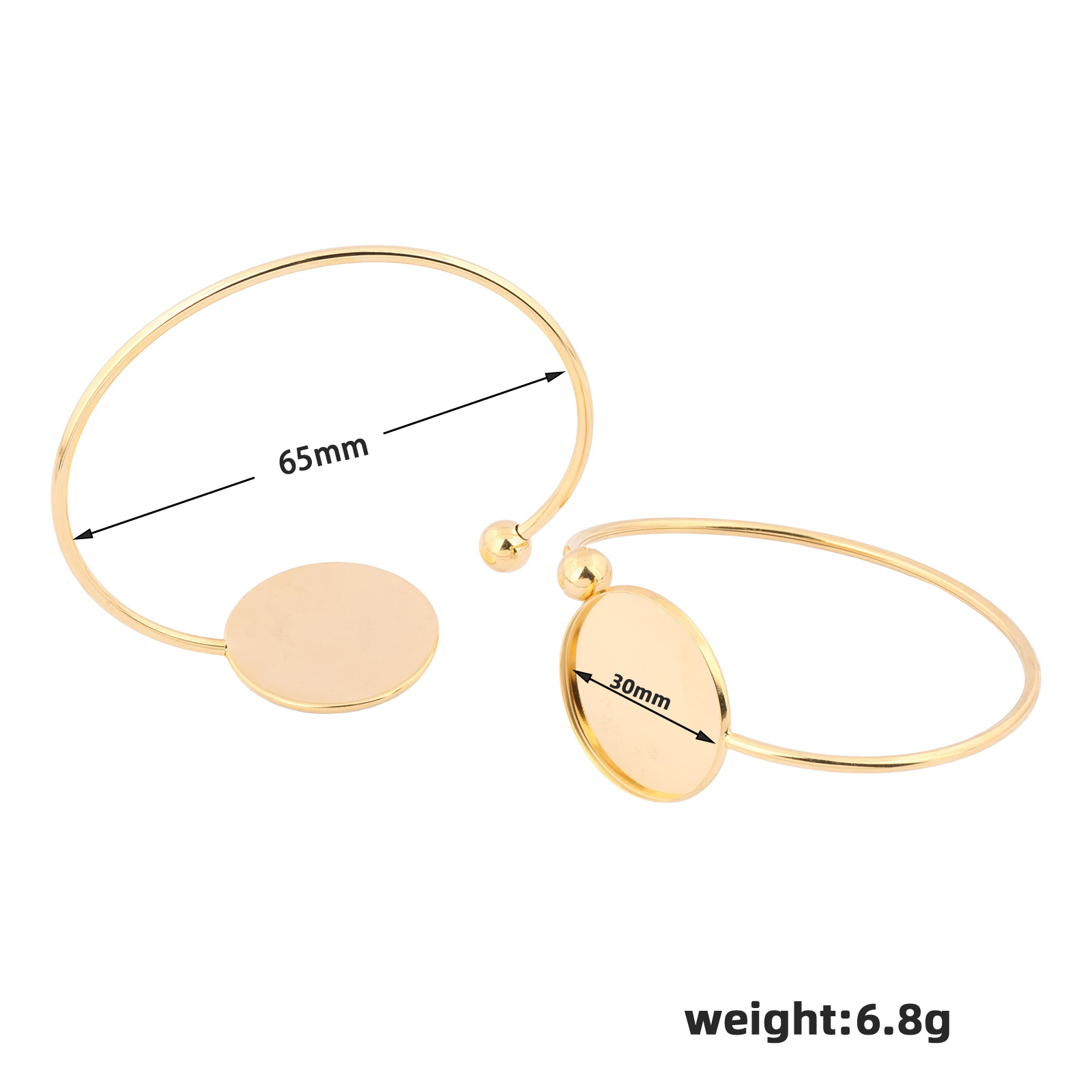 قطعتان من قواعد أساور الكابوشو - مراجعة Jewelry Making Soldering Kit وسعره