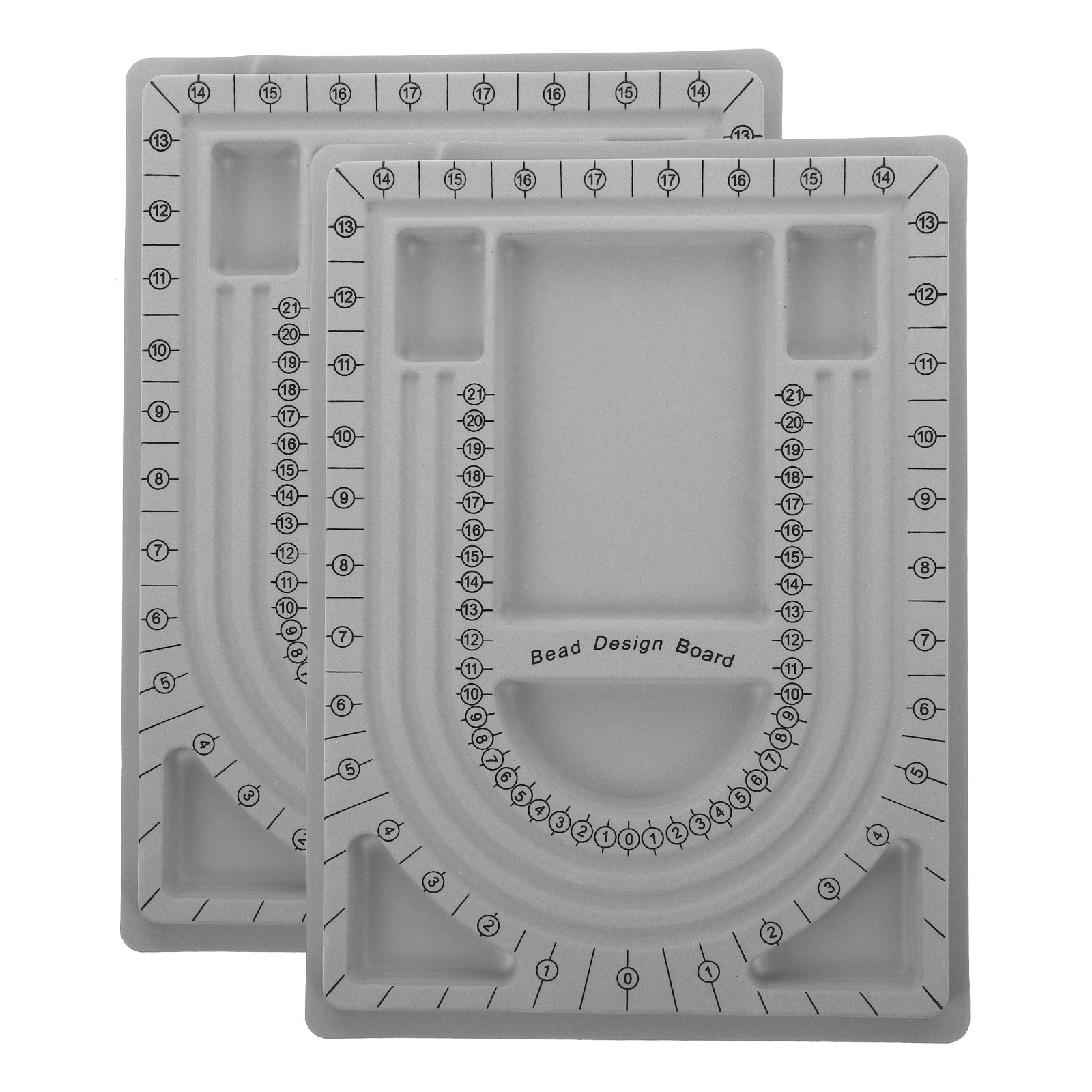 قطعتان من لوحات تصميم الخرز، ل - مراجعة Bead Organizer Tray وسعره