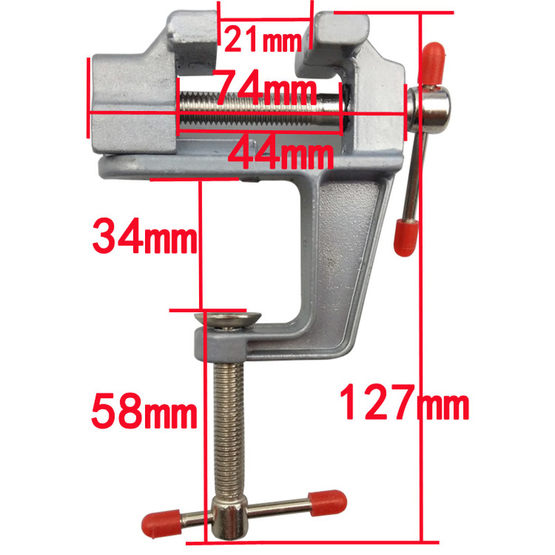 الألومنيوم طاولة صغيرة المشبك  - مراجعة Jewelry Making Vise وسعره