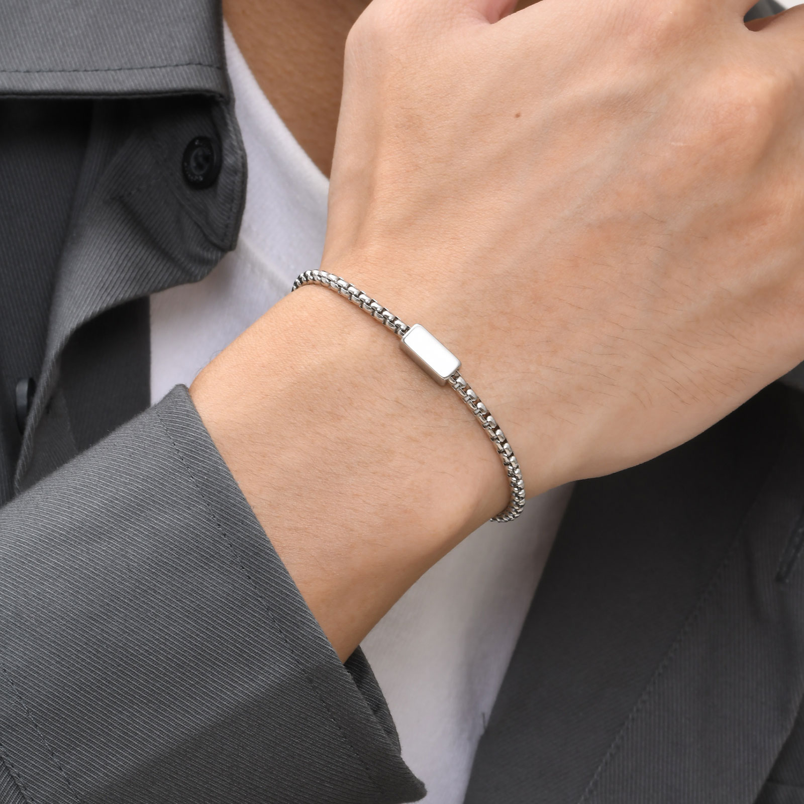 سوار مخصص مقاوم للاهتراء ومقاو - مراجعة Lobster Clasp Silver وسعره