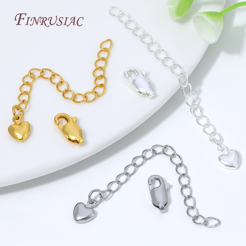 سلسلة تمديد مطلية بالذهب عيار  - مراجعة Lobster Clasp Silver وسعره