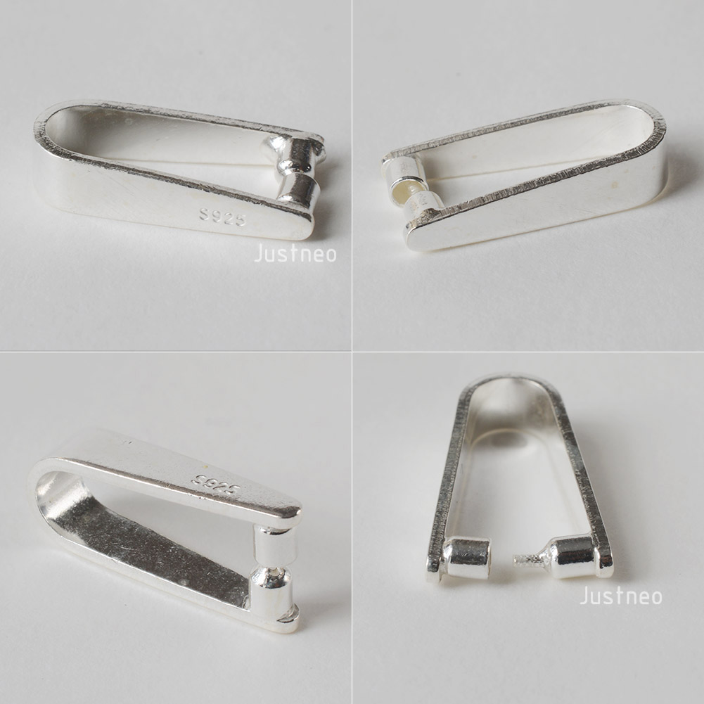 مشبك من الفضة الإسترليني على ق - مراجعة Lobster Clasp Silver وسعره