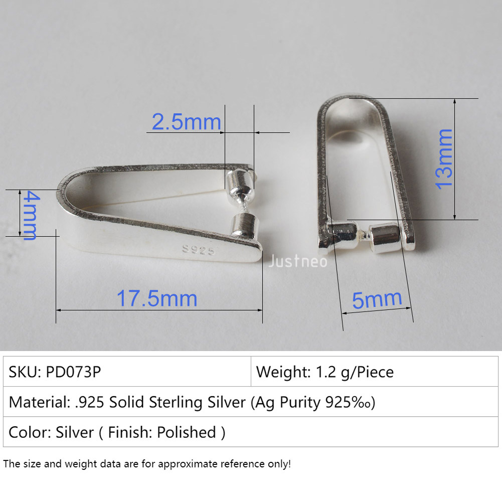 مشبك من الفضة الإسترليني على ق - مراجعة Lobster Clasp Silver وسعره