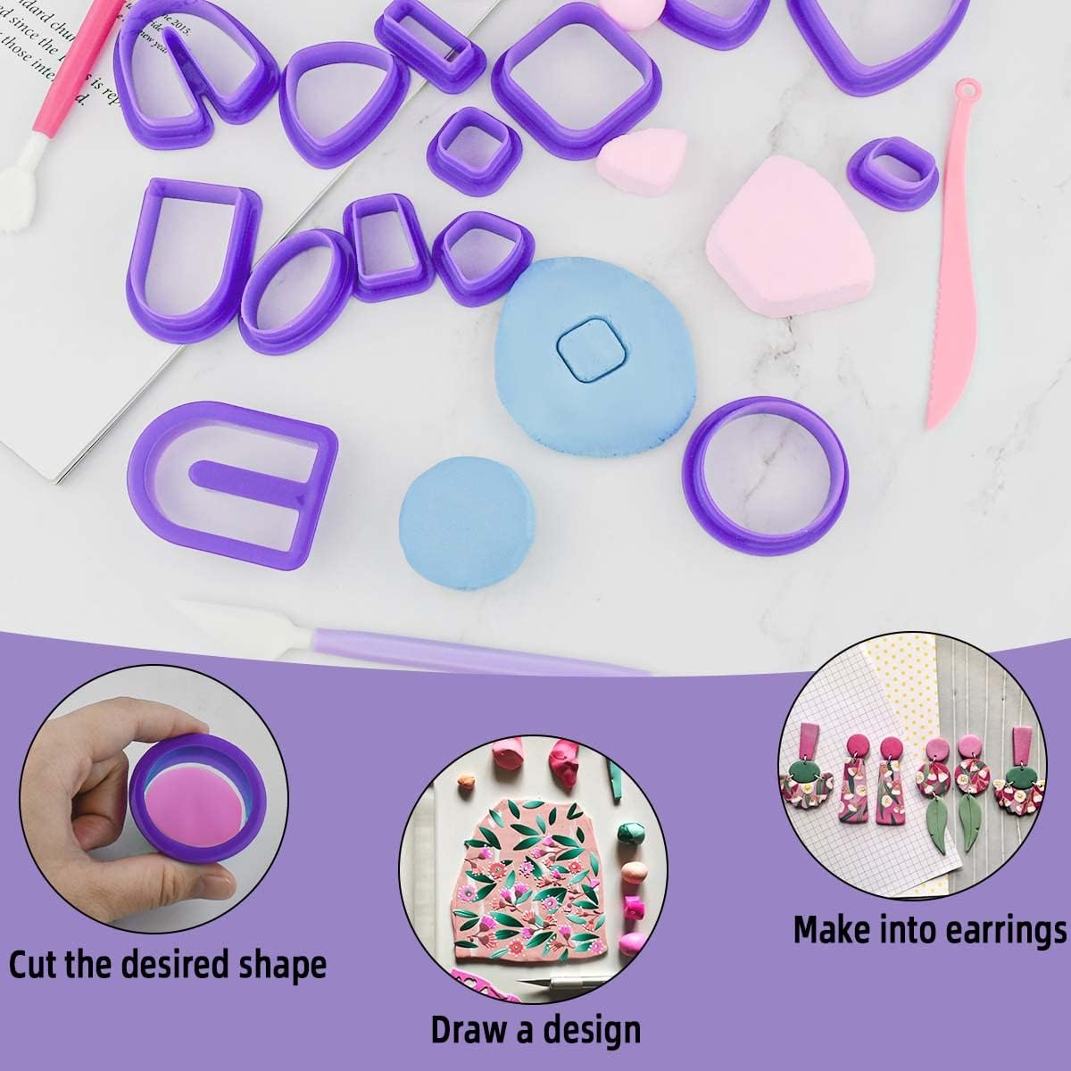 مجموعة صنع القرط من طين البولي - مراجعة Jewelry Making Tool Kit وسعره