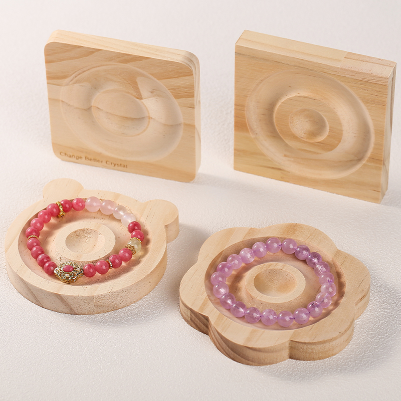 1 قطعة DIY بها بنفسك الخشب الط - مراجعة Bead Organizer Tray وسعره