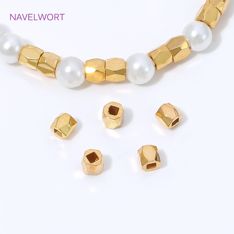 خرز فاصل مطلي بالذهب عيار 18 ق - مراجعة Jewelry Making Items وسعره