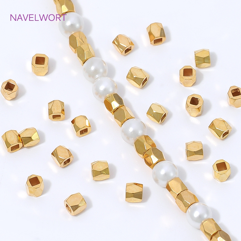 خرز فاصل مطلي بالذهب عيار 18 ق - مراجعة Jewelry Making Items وسعره