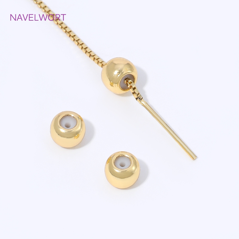 خرز سيليكون مطلي بالذهب عيار 1 - مراجعة Jewelry Making Items وسعره
