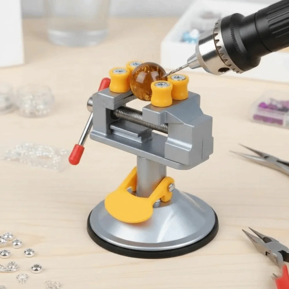 حامل مشبك مجوهرات دوار، مشبك ط - مراجعة Jewelry Making Vise وسعره