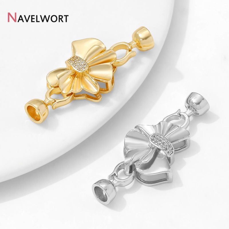 مشابك إغلاق على شكل فيونكة مطل - مراجعة Jewelry Making Items وسعره