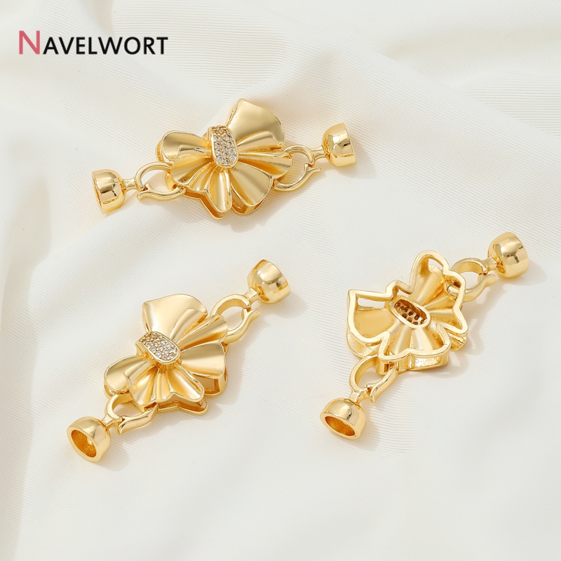 مشابك إغلاق على شكل فيونكة مطل - مراجعة Jewelry Making Items وسعره