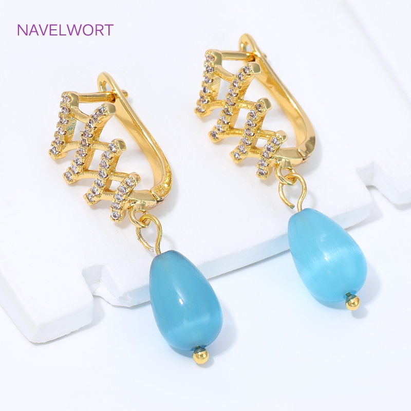 خطافات أقراط على شكل مروحة مطل - مراجعة Jewelry Making Items وسعره