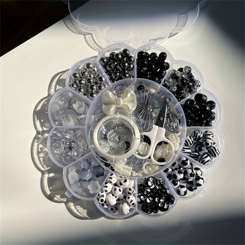 خرز أكريليك عشوائي بوزن 120 جر - مراجعة Bead Organizer Tray وسعره