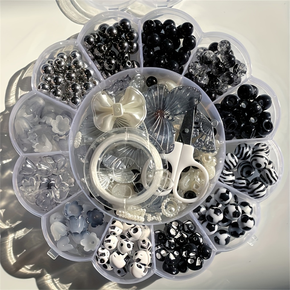 خرز أكريليك عشوائي بوزن 120 جر - مراجعة Bead Organizer Tray وسعره