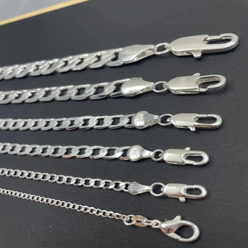 الرجال 925 الاسترليني قلادة فض - مراجعة Lobster Clasp Silver وسعره