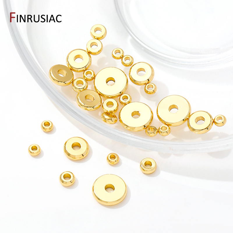 خرز فاصل مسطح من النحاس المطلي - مراجعة Jewelry Making Items وسعره