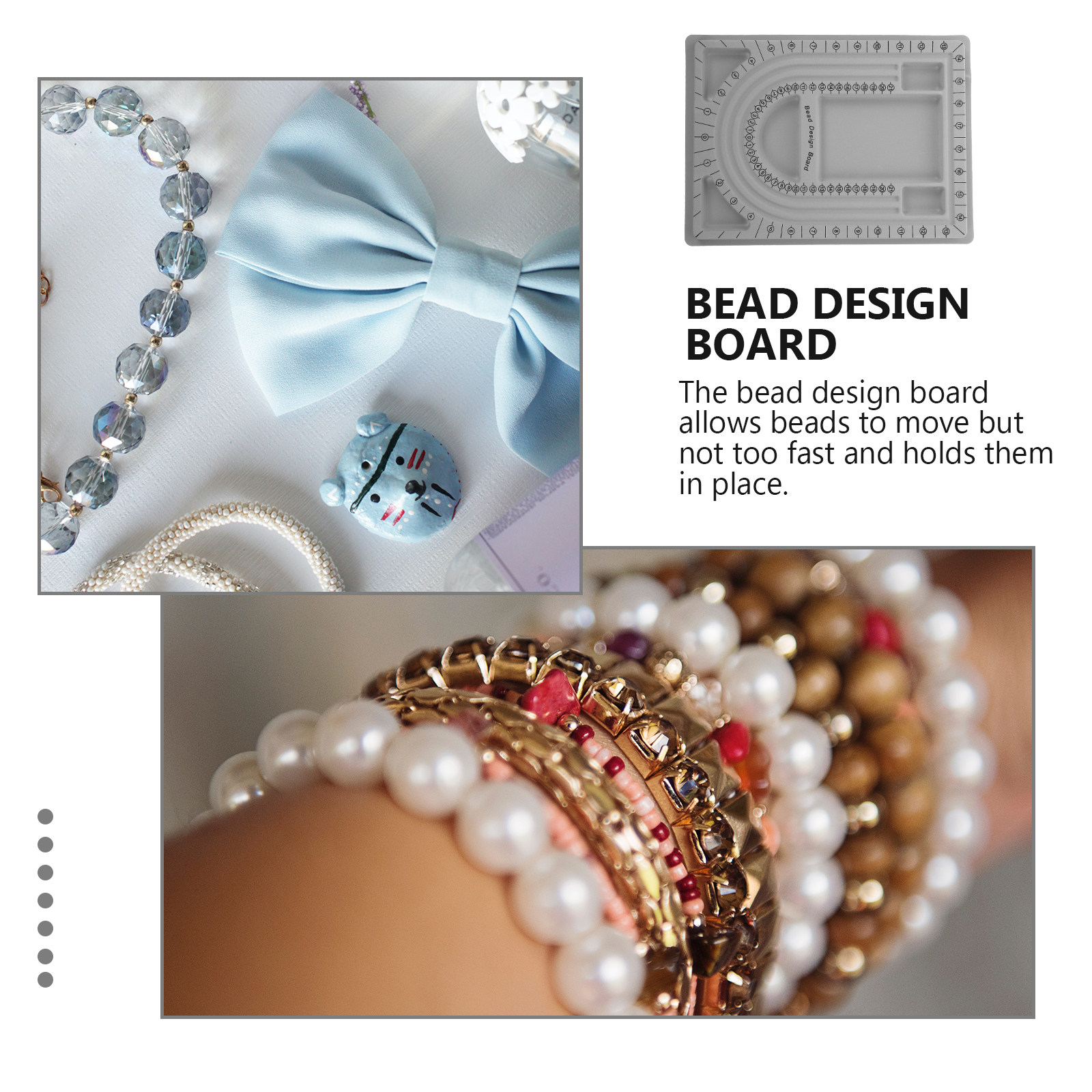 قطعتان من لوح تنظيم الخرز لصنع - مراجعة Bead Organizer Tray وسعره