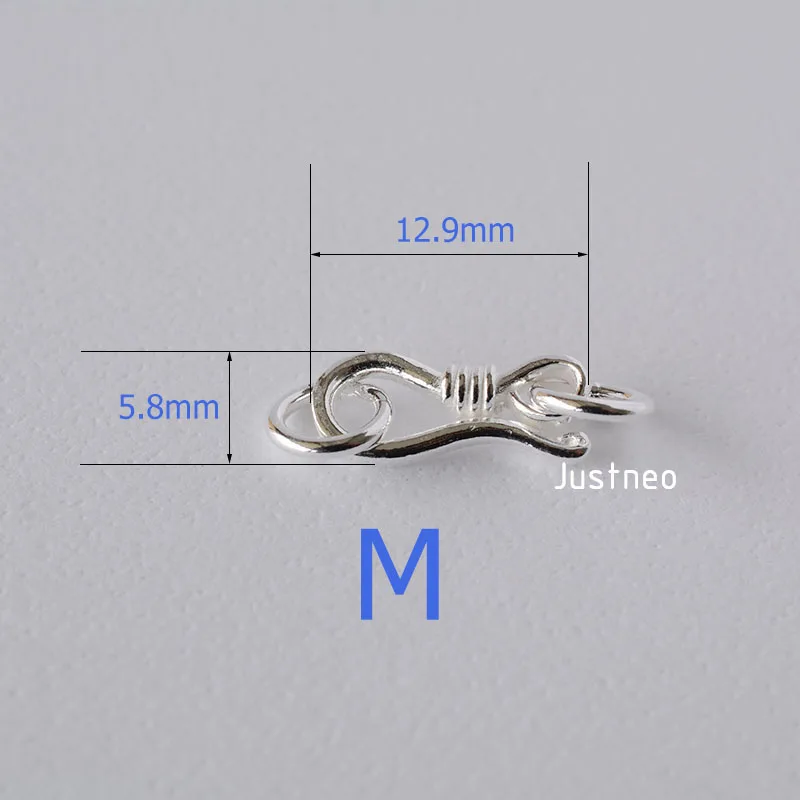 مشبك على شكل حرف S من الفضة ال - مراجعة Lobster Clasp Silver وسعره
