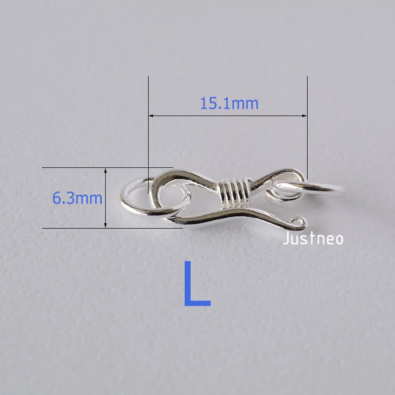 مشبك على شكل حرف S من الفضة ال - مراجعة Lobster Clasp Silver وسعره