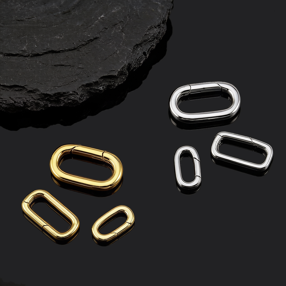 قطعتان من مشابك قلادة بيضاوية  - مراجعة Jewelry Making A Ring وسعره