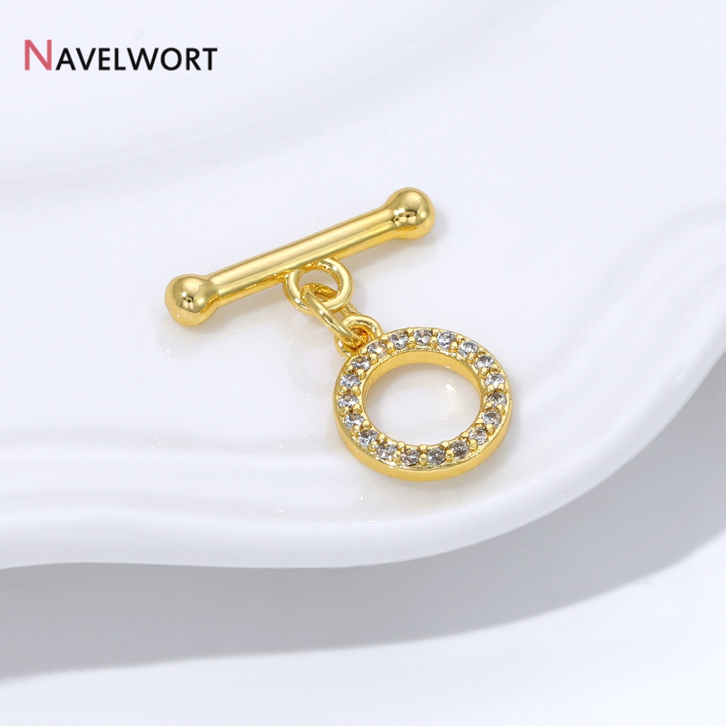 مشابك OT مطلية بالذهب عيار 18  - مراجعة Jewelry Making Items وسعره